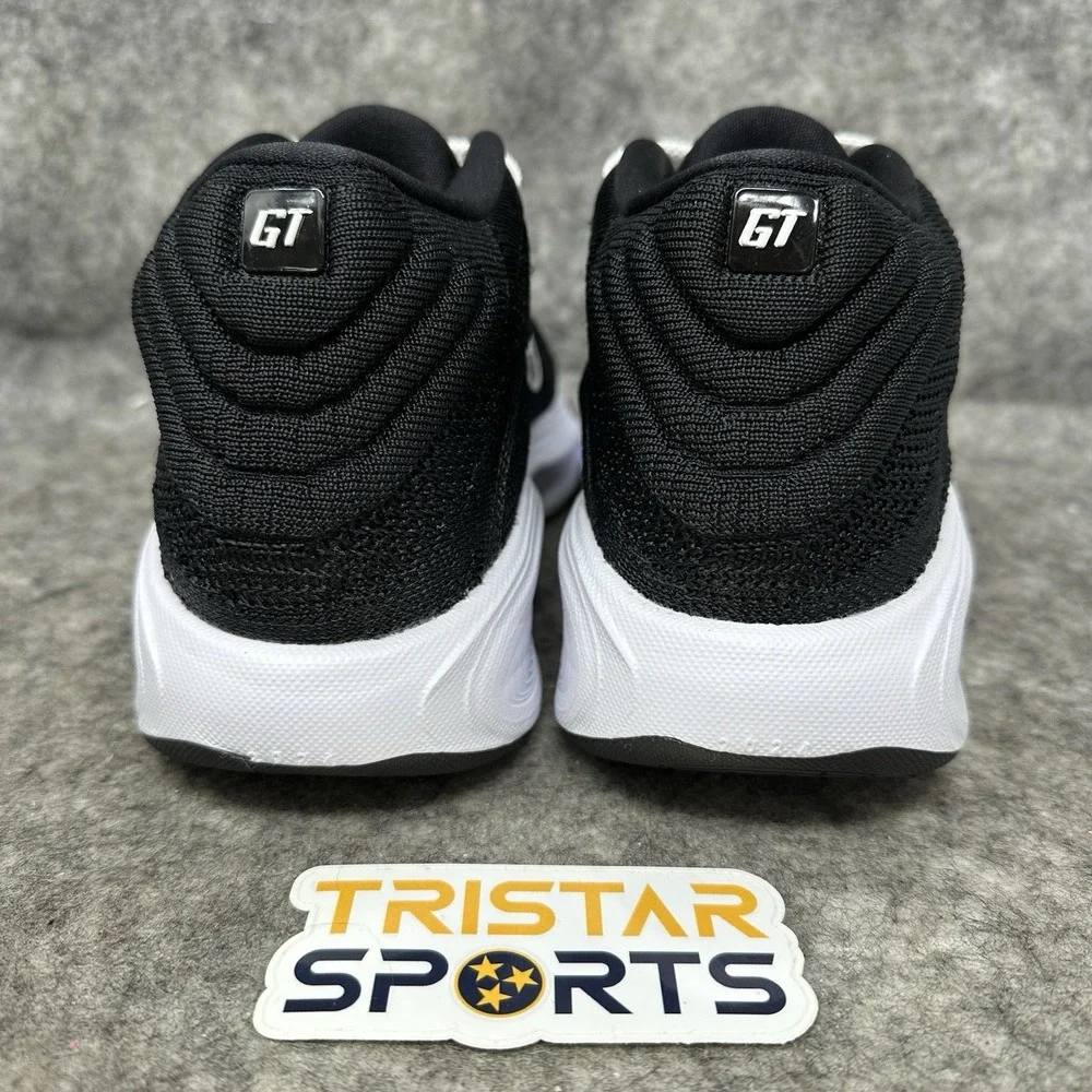 Nike Air Zoom GT Hustle 3 Basketball Shoes Mens 9 Black White Promo HM0268-002